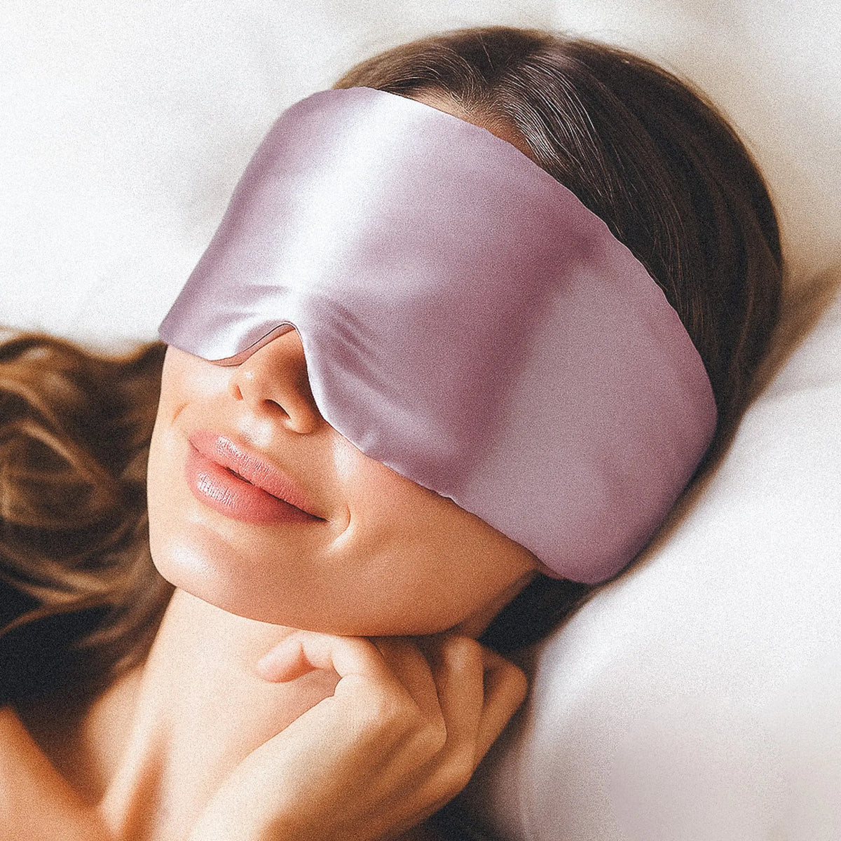 Zijden Slaapmasker – Roze