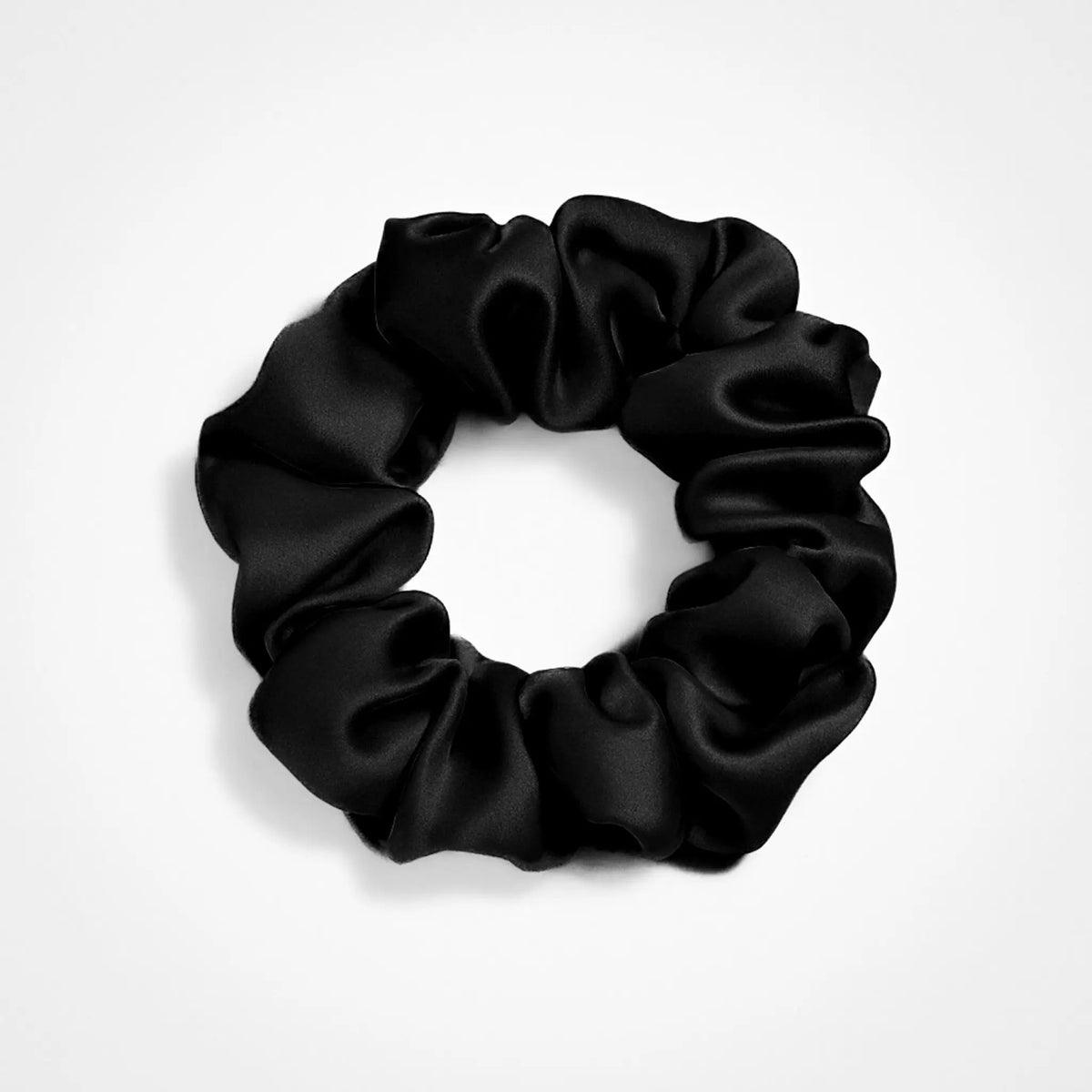 Zijden Scrunchie – Zwart