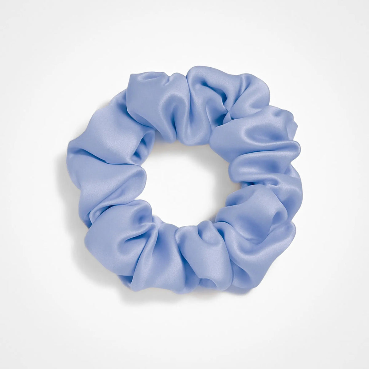 Zijden Scrunchie – Blauw