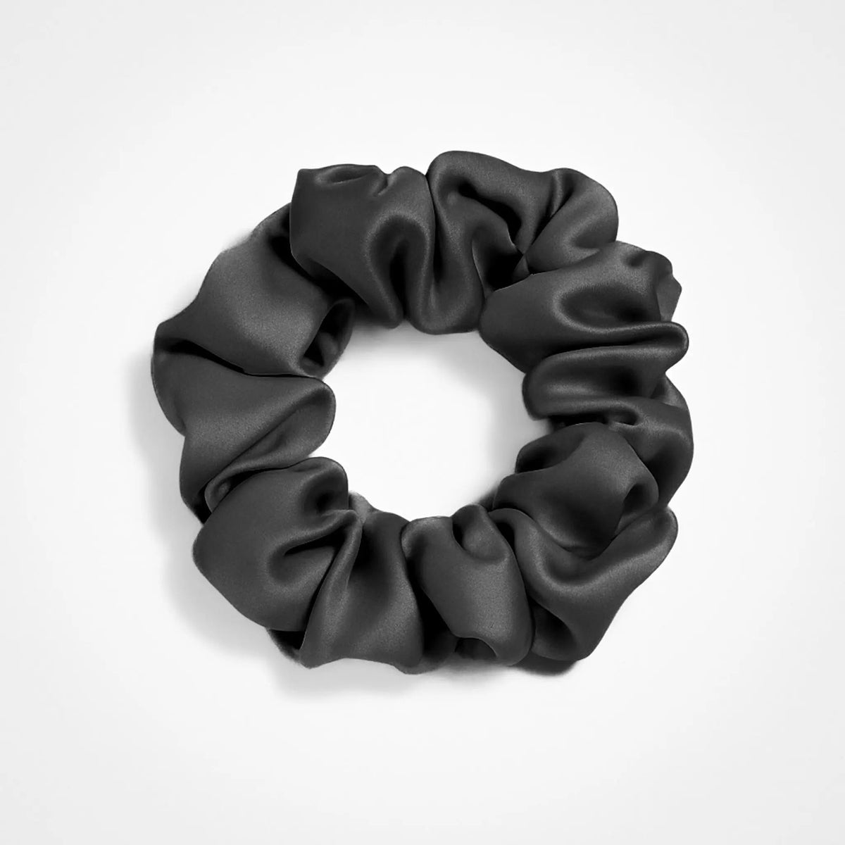 Zijden Scrunchie – Grijs