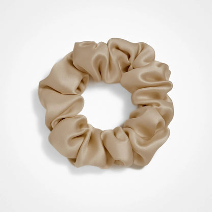 Zijden Scrunchie – Beige