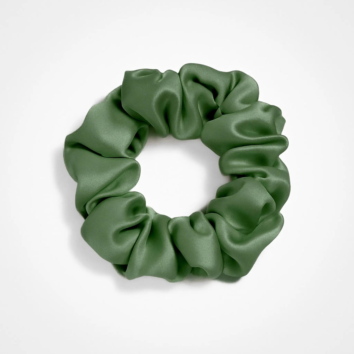 Zijden Scrunchie – Erwtgroen