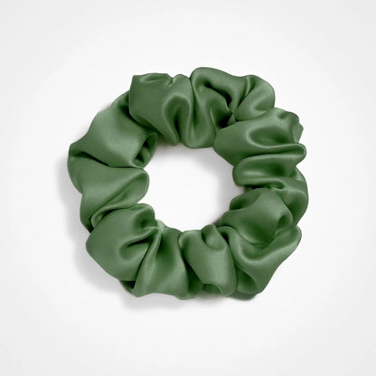 Zijden Scrunchie – Erwtgroen