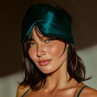 Zijden Slaapmasker – Groen