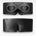 Zijden Slaapmasker met Wimperbescherming – Grijs