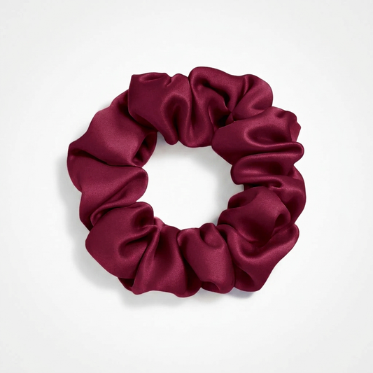 Zijden Scrunchie – Bordeaux
